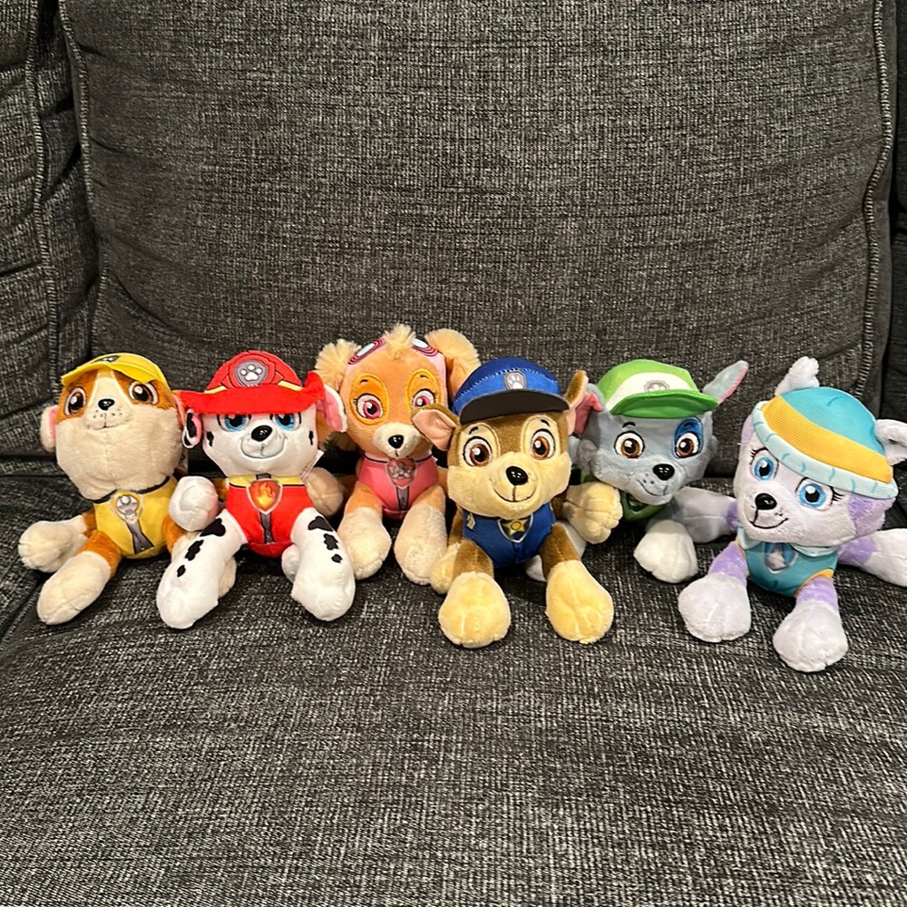 Paw Patrol plushies